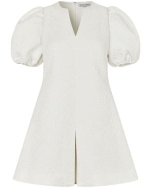 Stine Goya Pleated Mini Dress - White