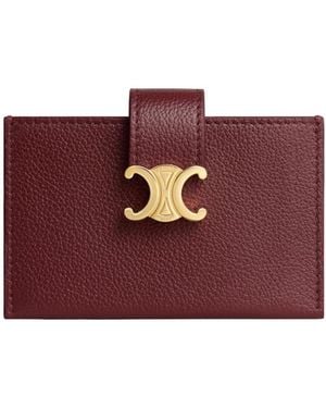 Celine Accordeon Card Holder Nino - Red