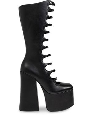 Marc Jacobs The Kiki Knee High Platform Boots - Black