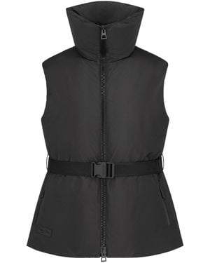 Dior Alps Belted Puffer Vest - Black