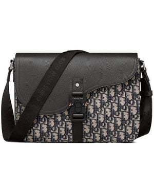 Dior Saddle Messenger Bag - Black