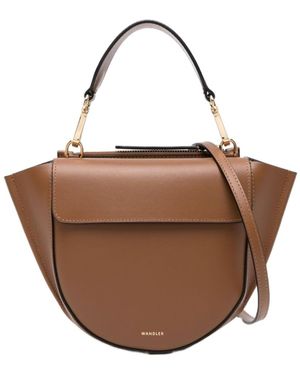 Wandler Hortensia Mini Tote Bag - Brown