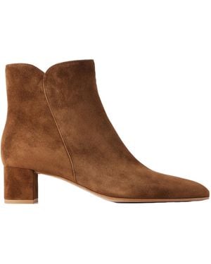 Gianvito Rossi 55 Suede Ankle-Boots - Brown