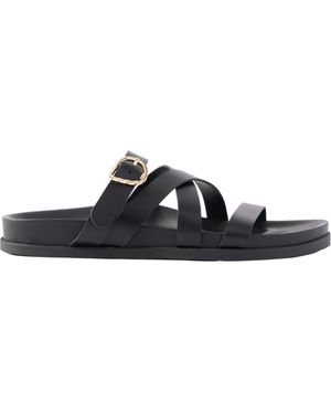Ancient Greek Sandals Filipa Leather Sandals - Black