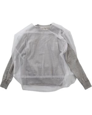 Comme des Garçons Layered Sweatshirt - Grey