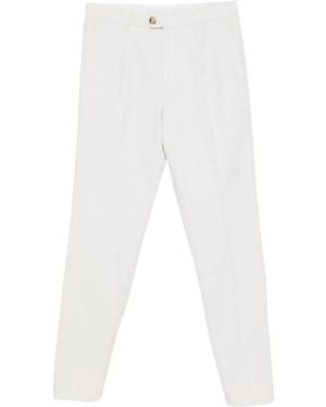 Brunello Cucinelli Pleated Trousers - White