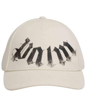 Palm Angels Logo Printed Baseball Cap - White