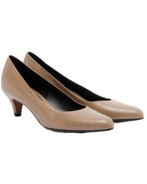 The Row Ornella Leather Court Shoes - White