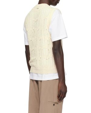 Eytys Yves Open Knitted Vest - Natural