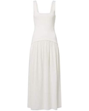 Rebecca Vallance Jersey Maxi Dress - White
