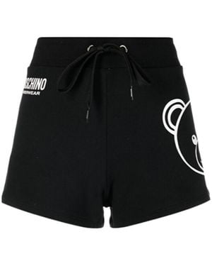 Moschino Teddy Bear Sports Shorts - Black
