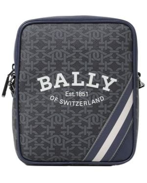 Bally Square Cross-Body Bag - Gray