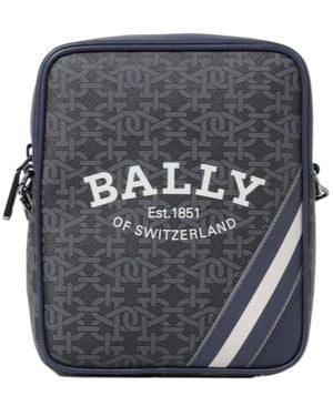 Bally Square Cross-Body Bag - Gray