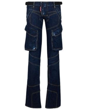 DSquared² Multi-Pocket Jeans - Blue