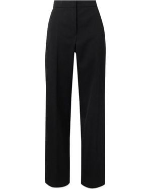 Jil Sander High-Waisted Casual Trousers - Black