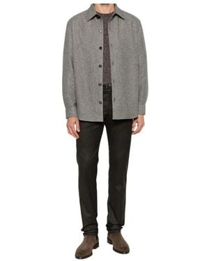 ZEGNA Cashmere And Silk Overshirt - Grey