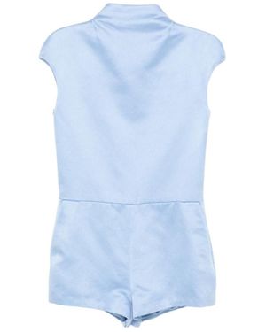 Tom Ford High-Neck Jumpsuit - Blue