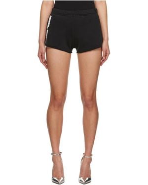 Heron Preston Elastic Waist Shorts - Black
