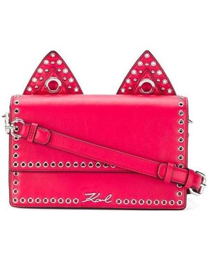 KARL LAGERFELD Choupette Shoulder Bag - Red
