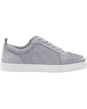 Christian Louboutin Louis Junior Spikes Trainers - Grey