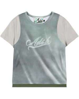 ANDERSSON BELL Printed Layered T-Shirt - Blue