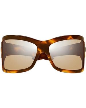 Bottega Veneta Full-Frame Sunglasses - Brown