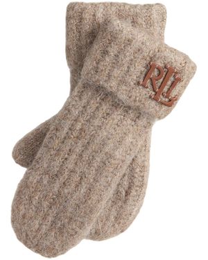 Ralph Lauren Logo Detail Gloves - White