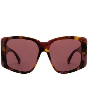 Max Mara Square Frame Sunglasses - Purple