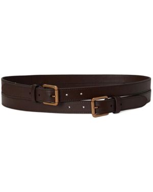 Ralph Lauren Buckle Belt - White