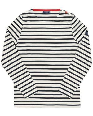 Saint James Striped T-Shirt - White