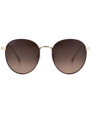 Ferragamo Round Sunglasses - Multicolour