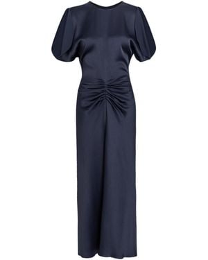 Victoria Beckham Satin Dress - Blue