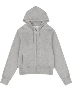 Entire studios Slim Zip-Up Hoodie - Grey