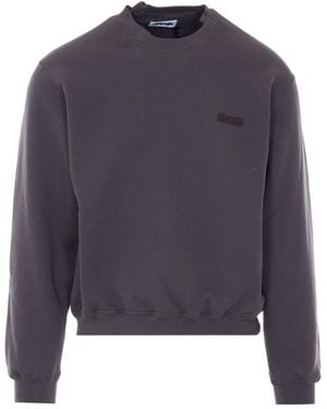 Magliano Provincia Logo Crewneck Sweatshirt - Blue