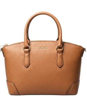Michael Kors Medium Murphy Dome Tote Bag - Brown