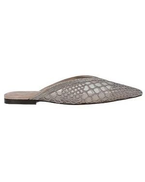 Brunello Cucinelli Pointed Bead-Embellished Loafers - White