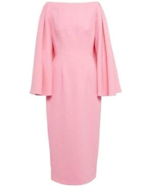 Emilia Wickstead Midi Dress - Pink