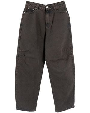 Coperni Oversized Belted Jeans - Grey
