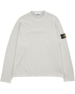 Stone Island Crew Neck Sweater - White
