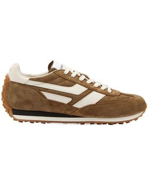 Tom Ford Paneled Suede Sneakers - Brown