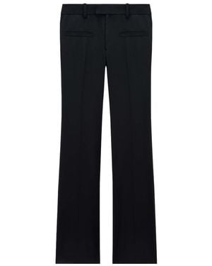 Courreges Courrèges Tailored Tube Trousers - Black
