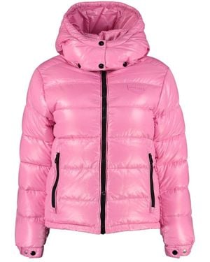 Duvetica Zippered Quilted Cotton Jacket - Pink
