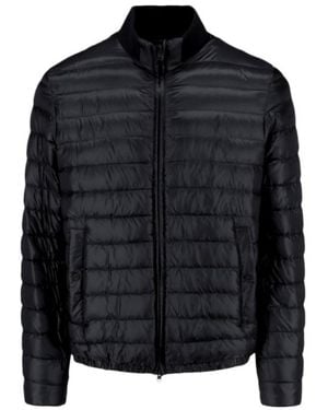 Herno Zip-Up Padded Jacket - Black