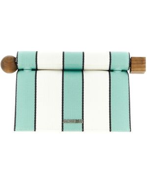 Jacquemus The Rond Carré Clutch - Green