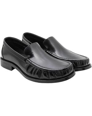 A.P.C. Square-Toe Formal Business Shoes - Black