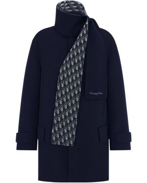 Dior Long-Sleeved Coat - Blue
