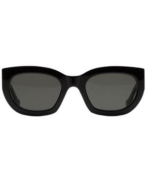 Retrosuperfuture Alva Rectangle Frame Sunglasses - Black
