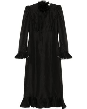 Zimmermann Crush Flower Dress - Black