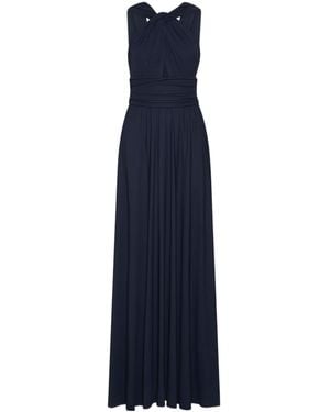 Marella Jersey Criss-Cross Dress - Blue