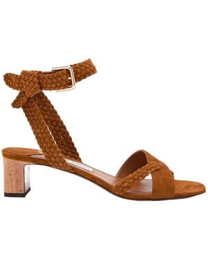 Jimmy Choo Suede Heeled Sandals - Brown